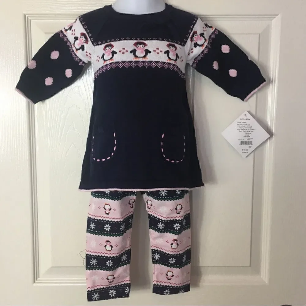 Blueberries Boulevard Penguin Tunic & Leggings 18M